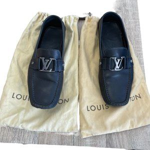 LOUIS VUITTON MENS SHOES LOAFERS- SIZE 9.5-BLACK